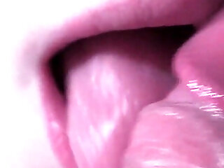 Very Slobbery Passionate Blowjob From A Hot Minx Student