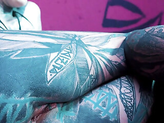 Solo Anal Fisting - Toys And Plugs For Tattoo Girl - Asshole Streching