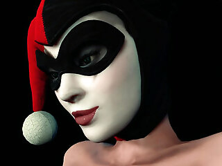 Harley Quinn Pantyhose Footjob