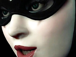 Harley Quinn Pantyhose Footjob