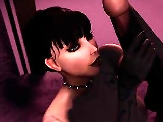Rough Fucking (goth Girl Deals With A Loanshark)
