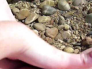 Made This Video On A Nude Beach In Spain. Love Playing With My Pussy In Places