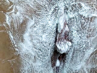 Hairy Pussy Shaving Close Up! Intimate Haircut!